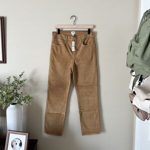 NWT J. Crew Vintage Slim-straight Corduroy Pant Camel Tan